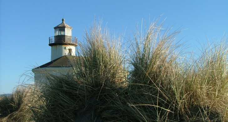 Southern Oregon Camping and Campgrounds - Bandon Lighthouse - Bullards Beach State Park